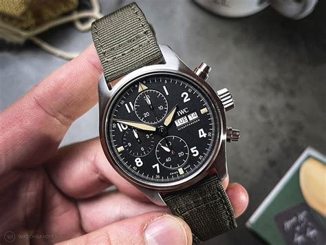 iwc pilots watch spitfire|iwc pilot spitfire chronograph review.